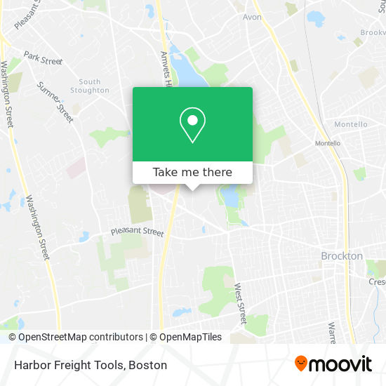 Harbor Freight Tools map