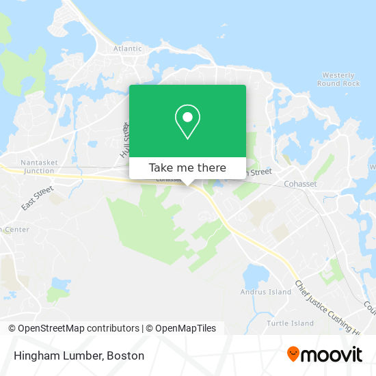 Hingham Lumber map