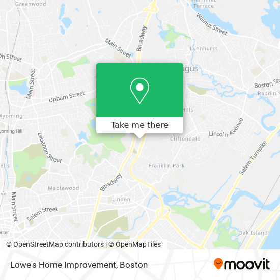 Lowe's Home Improvement map