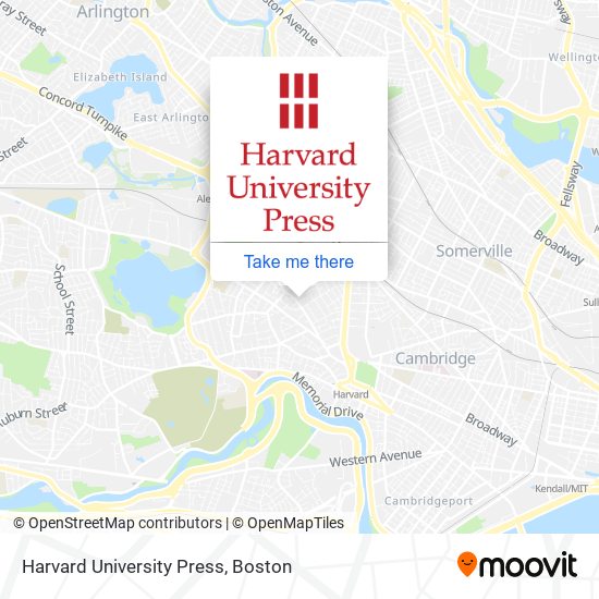 Harvard University Press map