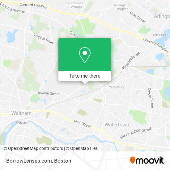 BorrowLenses.com map