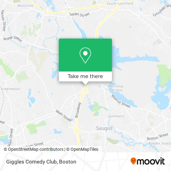 Giggles Comedy Club map