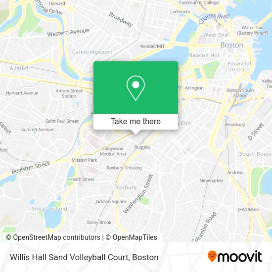 Willis Hall Sand Volleyball Court map