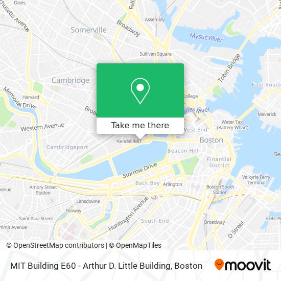 Mapa de MIT Building E60 - Arthur D. Little Building