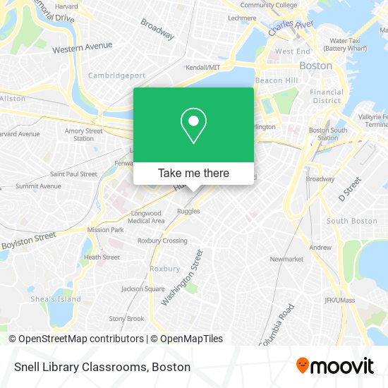 Snell Library Classrooms map