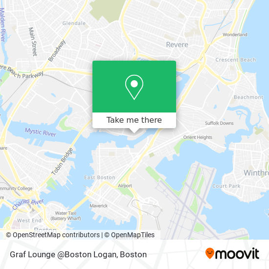 Graf Lounge @Boston Logan map