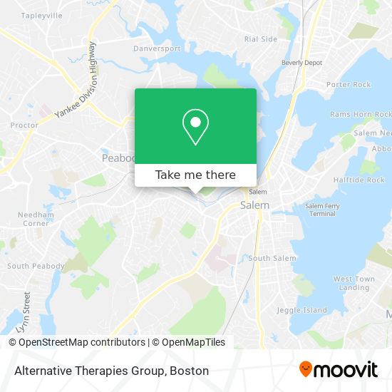 Alternative Therapies Group map