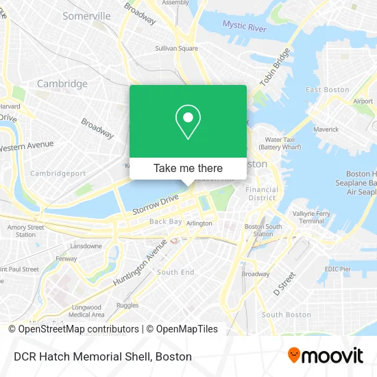 DCR Hatch Memorial Shell map