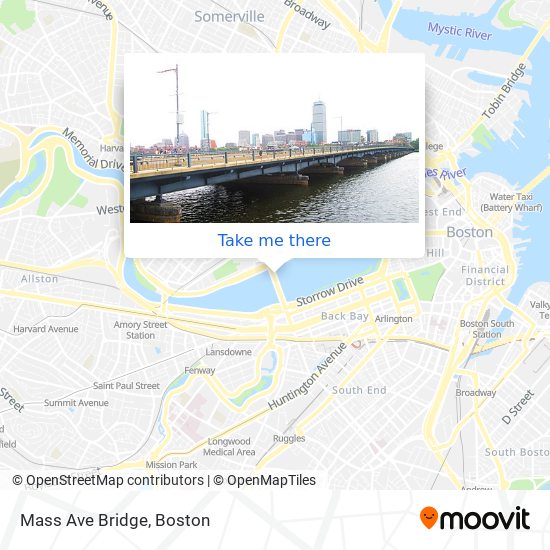 Mass Ave Bridge map