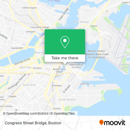 Congress Street Bridge map