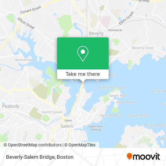 Mapa de Beverly-Salem Bridge