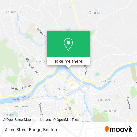 Mapa de Aiken Street Bridge