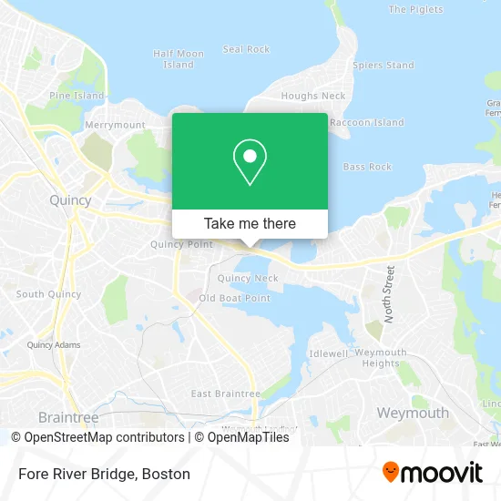 Fore River Bridge map