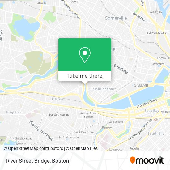 River Street Bridge map