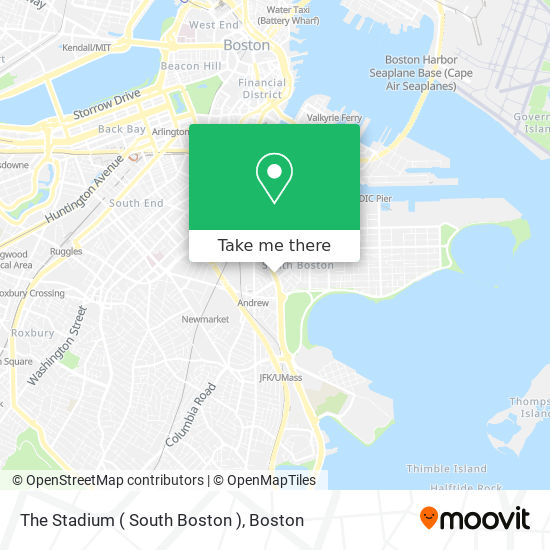 The Stadium ( South Boston ) map
