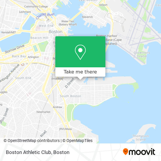 Mapa de Boston Athletic Club