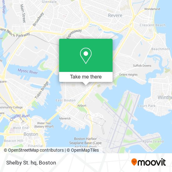 Mapa de Shelby St. hq