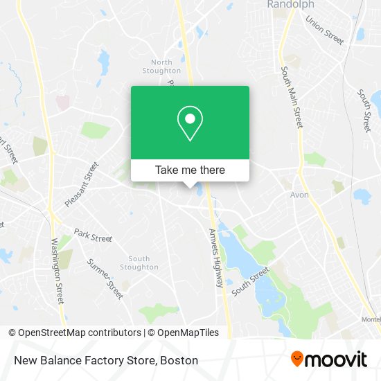 Mapa de New Balance Factory Store