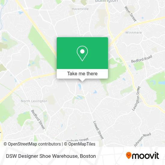 DSW Designer Shoe Warehouse map