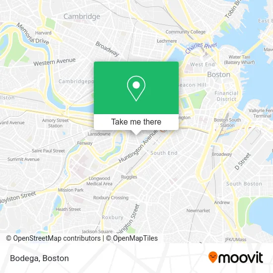 Bodega map