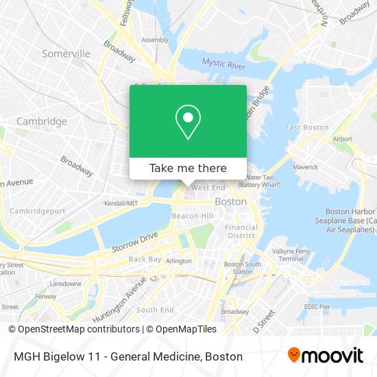 Mapa de MGH Bigelow 11 - General Medicine