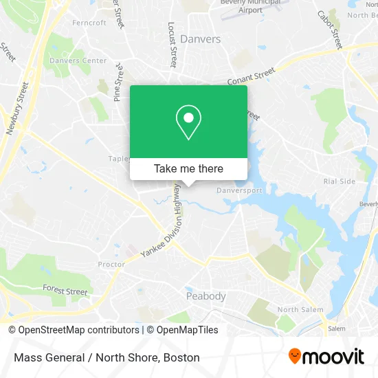 Mass General / North Shore map