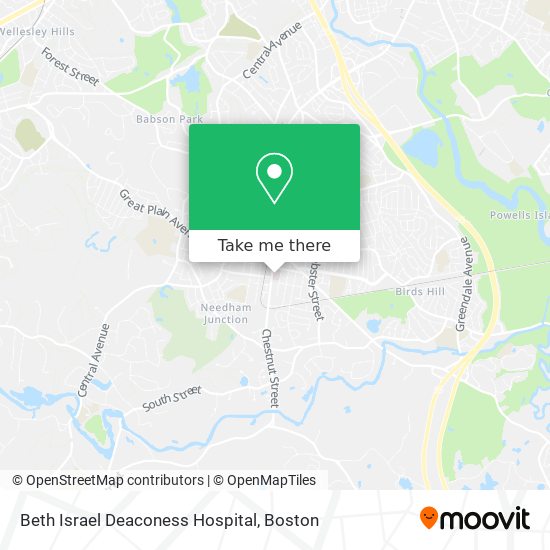 Mapa de Beth Israel Deaconess Hospital