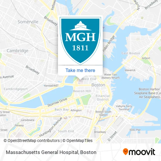 Massachusetts General Hospital map