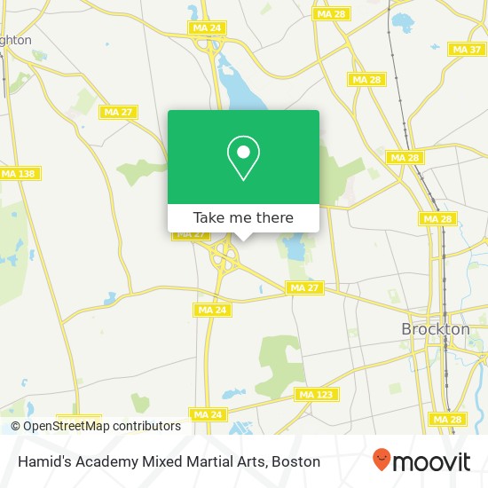 Hamid's Academy Mixed Martial Arts map