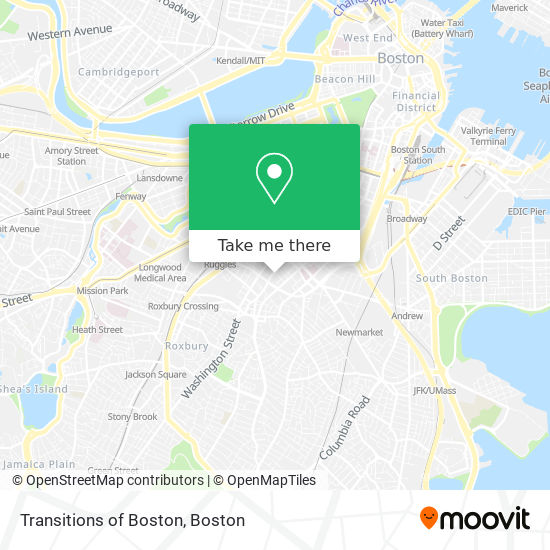Mapa de Transitions of Boston