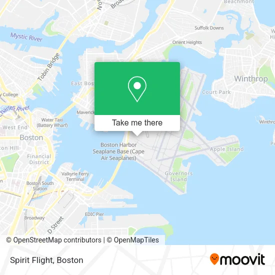 Spirit Flight map