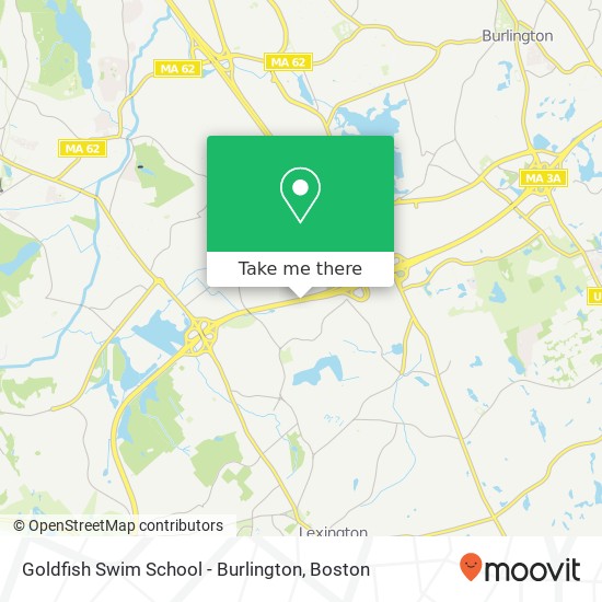 Goldfish Swim School - Burlington map
