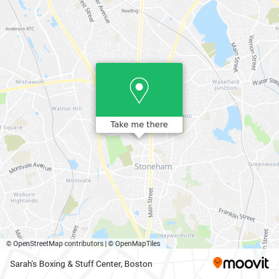 Mapa de Sarah's Boxing & Stuff Center