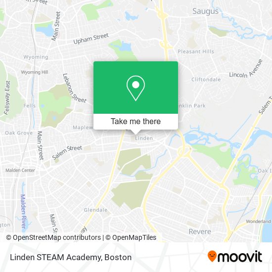 Linden STEAM Academy map