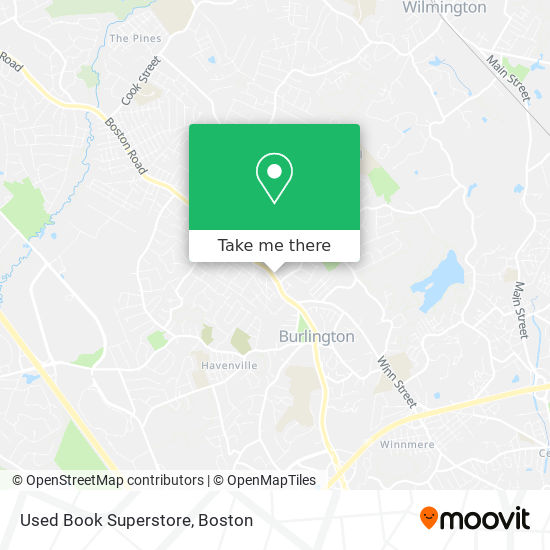 Used Book Superstore map