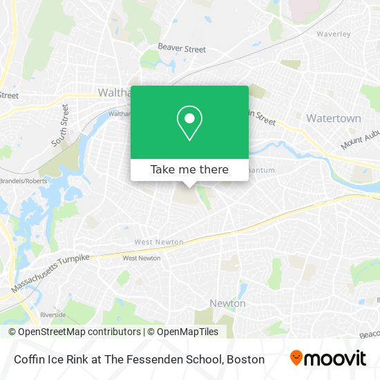 Coffin Ice Rink at The Fessenden School map