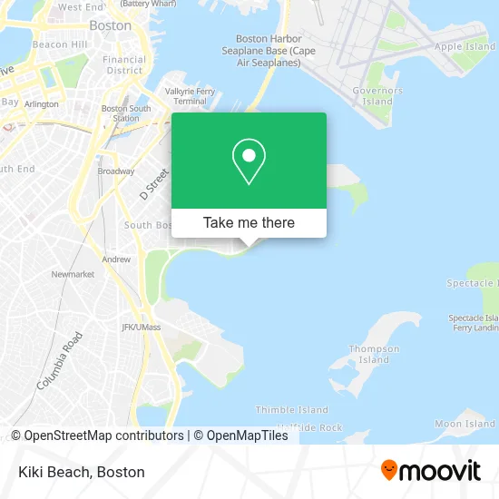 Kiki Beach map