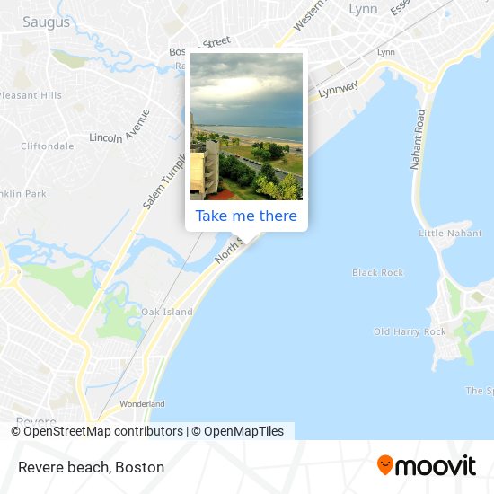 Mapa de Revere beach