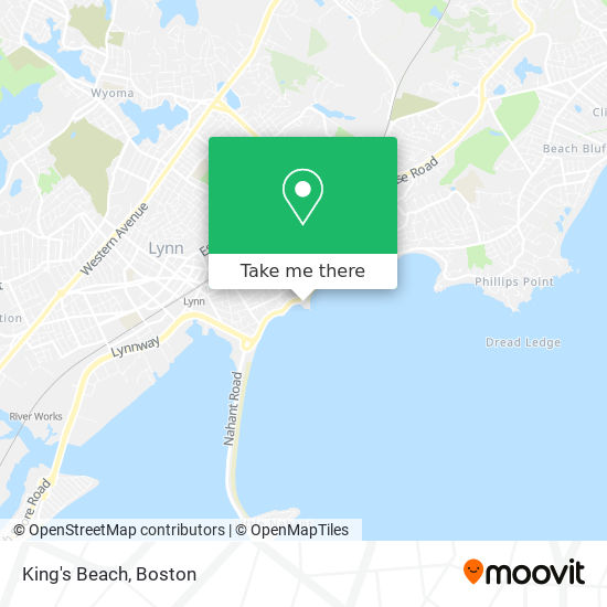 King's Beach map