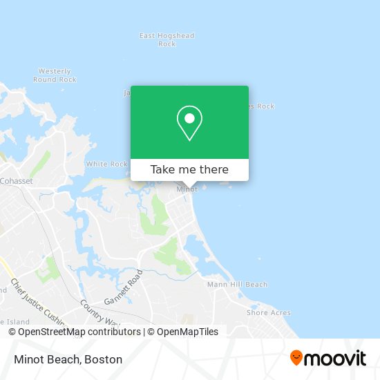 Minot Beach map