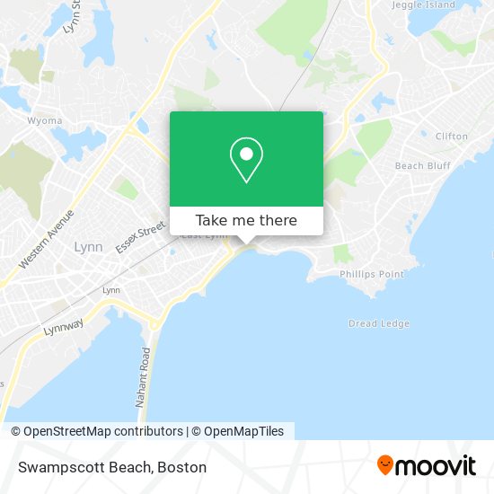 Mapa de Swampscott Beach