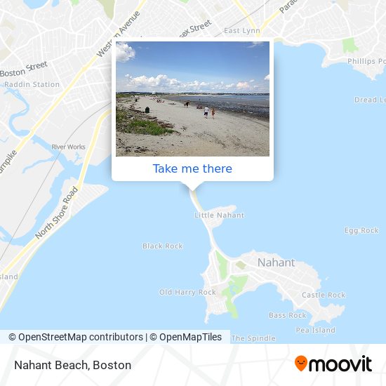 Nahant Beach map