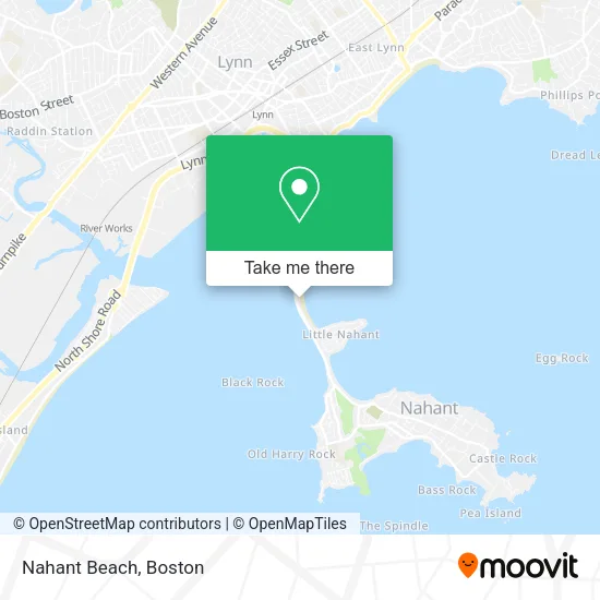 Nahant Beach map
