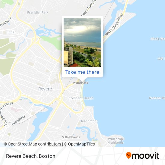Revere Beach map