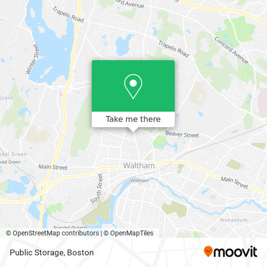 Public Storage map