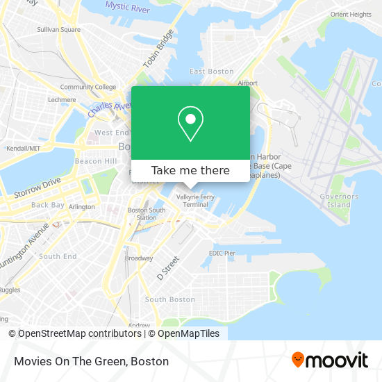 Mapa de Movies On The Green