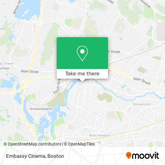 Embassy Cinema map