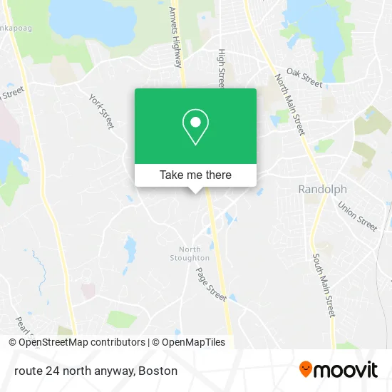 route 24 north anyway map