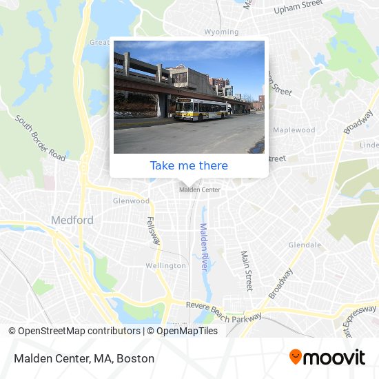 Mapa de Malden Center, MA
