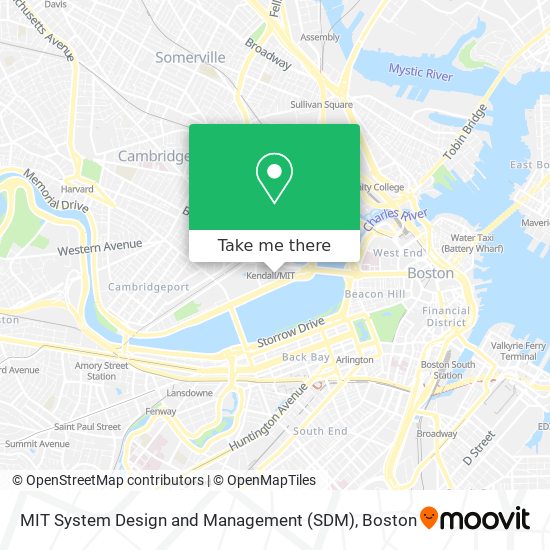Mapa de MIT System Design and Management (SDM)